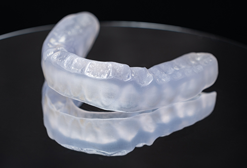 Clear nightguard tray